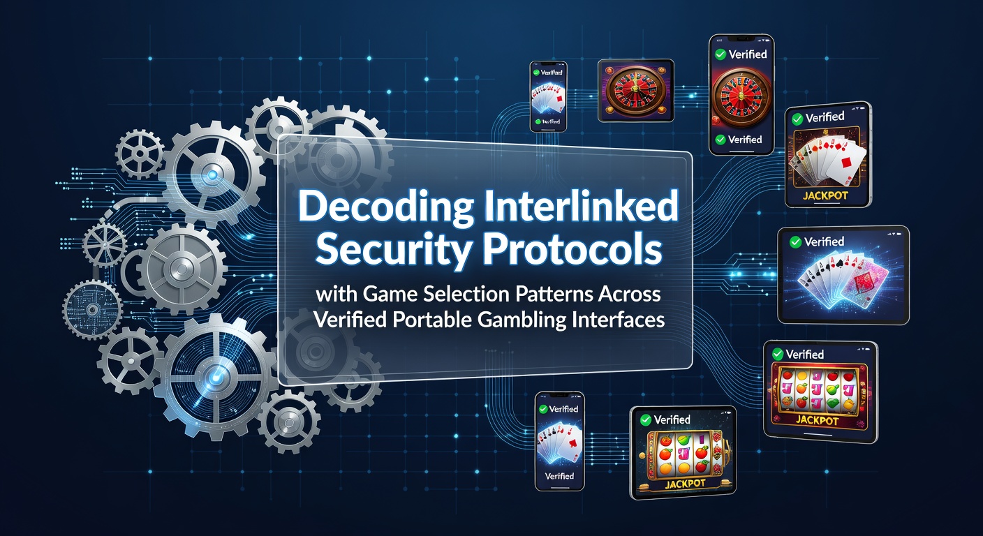 Verifizierte portable Glücksspieloberflächen mit integrierten Sicherheitsprotokollen und Spielauswahlmustern
