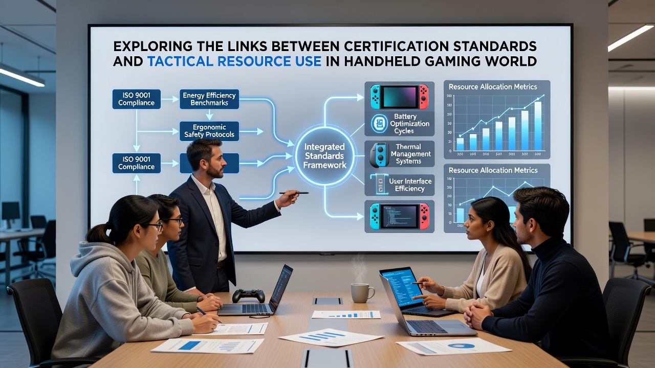 Analyse von Ressourcentaktiken und Zertifizierungsstandards in portablen Gaming-Welten