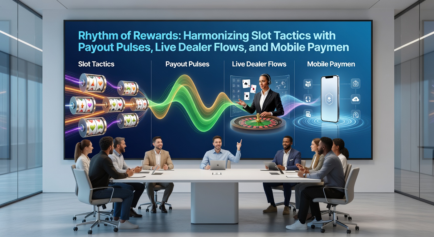 Grafik eines Herzschlagsmonitors, der Slot-Gewinne, Live-Dealer-Chats und mobile Zahlungen darstellt, mit wellenförmigen Linien für perfekte Synchronisation